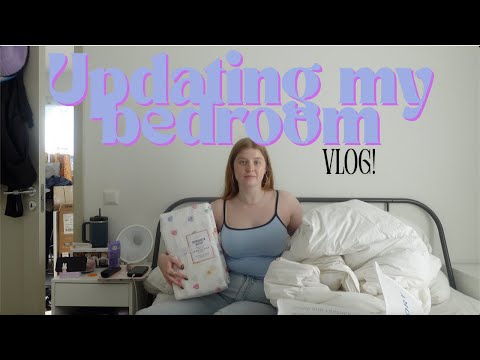 Bedroom Refresh Vlog! Updating My Bed & New Nightstand