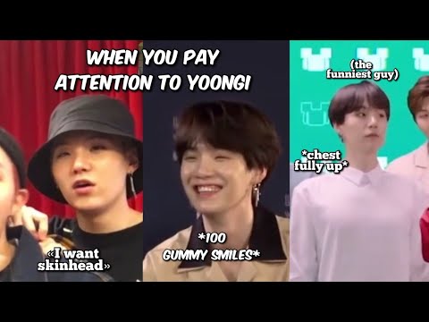 when you only focus on suga during interviews