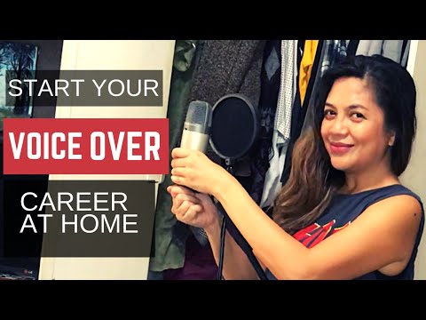 HOW TO START YOUR VOICE OVER CAREER AT HOME| Record Your Demo Reel with a DIY Recording Studio