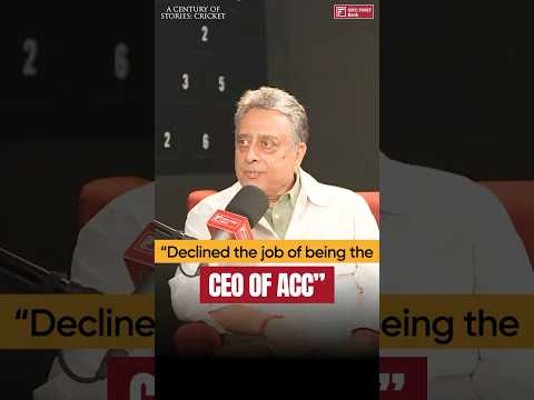 When Amrit Mathur declined a lucrative job offer | A Century of Stories: Cricket | #shorts