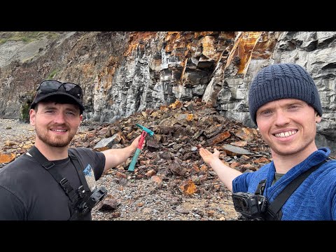 We Investigated a Fresh LANDSLIDE for Marine Fossils!