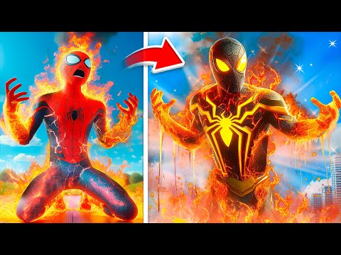 Upgrading to ELEMENTAL Spiderman in GTA 5