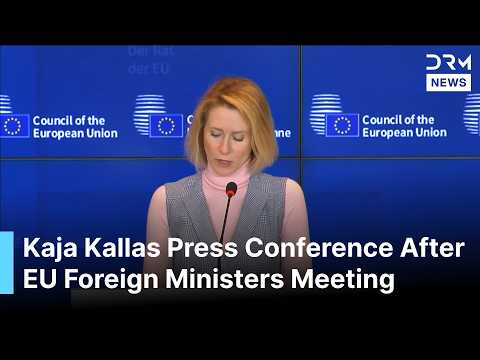 FULL PRESSER: EU's Kaja Kallas Announces €90B Ukraine Aid, Warns on Russia, Iran Crisis | AC1G