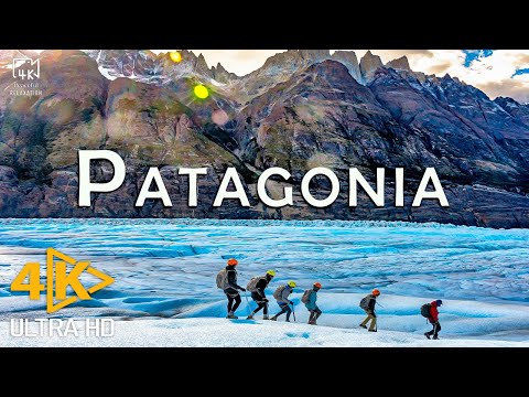 FLAYING OVER PATAGONIA 4K - Explore the Andes, windblown ice fields, plains, and pristine coastlines