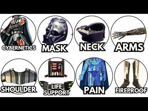 Every Piece of Darth Vader's Suit/Armor EXPLAINED in Detail
