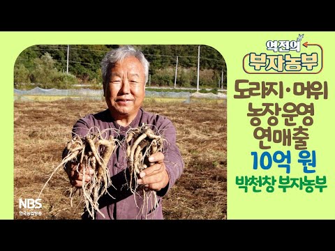 [역전의부자농부 218회] 도라지, 머위 농장 운영으로 연 매출 10억 원! 전북 진안 박천창 부자농부