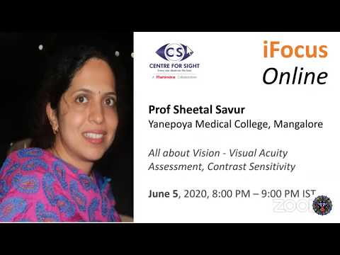 iFocus Online, Lecture 2: All About Vision, Visual Acuity Assessment and Contrast Sensitivity