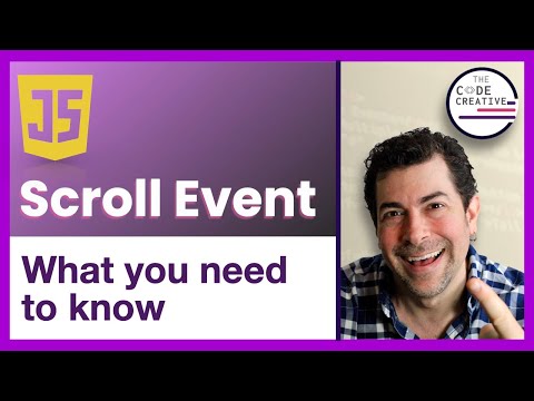 The “scroll” event JavaScript Tutorial | window.onscroll