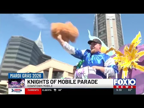 Multiple afternoon parades roll through downtown Mobile Saturday before Fat Tuesday