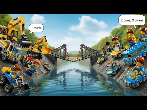 LEGO Swing Bridge Gets Stuck Between Two Worlds! |