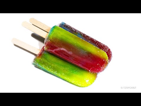 Popsicle Stack Colorful Timelapse