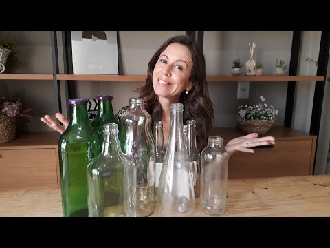 Look what you can do with these bottles - DIY Fake Ceramics on Glass