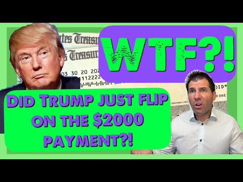 WTF?! Did Trump Just Flip on the $2,000 Dividend Payment?!