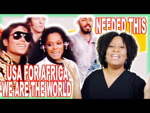 USA FOR AFRICA - WE ARE THE WORLD | REACTION | I GOT EMOTIONAL
