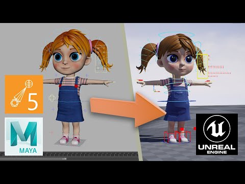 Advanced Skeleton Rig Inside Unreal Engine! - Maya to UE control rig
