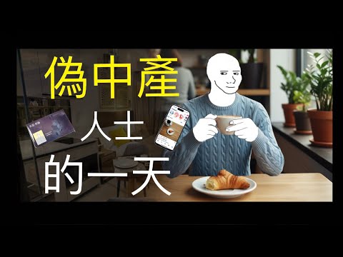 偽中產人士的一天 Wojak 迷因影片 香港生活 基層家庭 中產生活