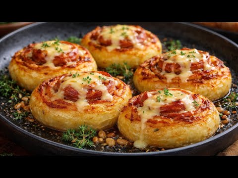 Mini-Brötchen aus Kartoffeln mit Speck und Käse! So ein leckeres Rezept haben Sie noch nie probiert!