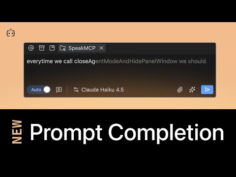 Introducing Agent Prompt Completions in Augment Code