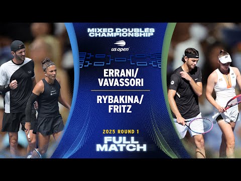 Errani/Vavassori vs. Rybakina/Fritz Full Match | 2025 US Open Round 1