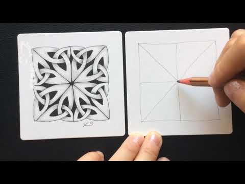 禅绕画图样：Trinity