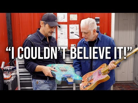 Brad Paisley Accidentally Found a $30,000 Guitar Under Black Spraypaint