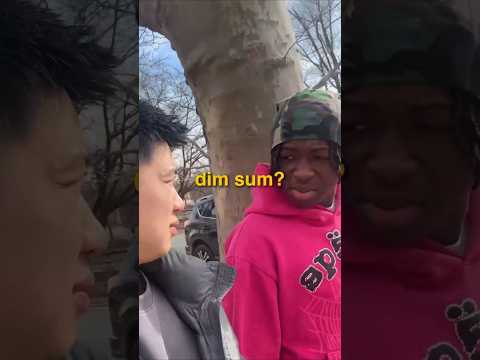 American Highschool Student tries Dim Sum for the first time!