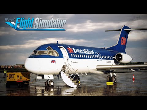 INSANE REALISM - RTX4090 | Real ATPL Pilot | British Midland F28 Professional | Full Flight | MSFS
