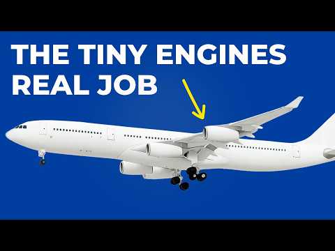 What The Airbus A340’s Tiny Engines Are Really For