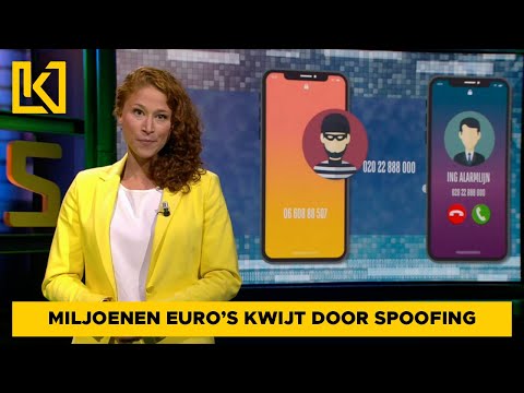 Duizenden euro's kwijt door spoofing (bankhelpdeskfraude)