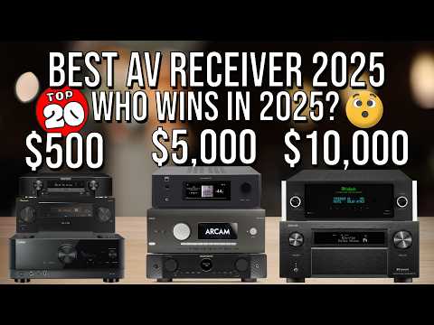 Best AV Receiver 2025 – Top 20 Ultimate Home Theater AV Receivers  🔊 Home Theater | Audio | Hi-Fi
