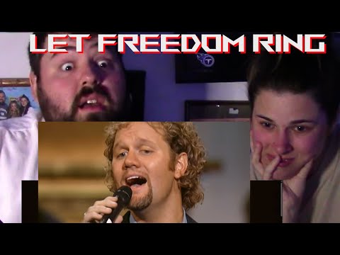 My wife and I react to David Phelps/Gaither Vocal Band - LET FREEDOM RING