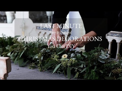 【まだ間に合う！】簡単＆ナチュラルなクリスマス飾りで彩る冬の庭とインテリア | ガーデニングと暮らしのVLOG