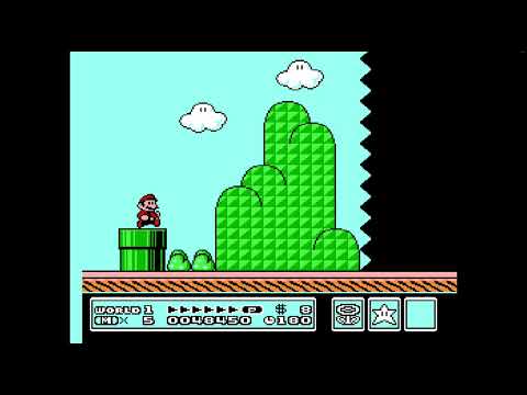 I tried beating super mario bros 3 to the next world!