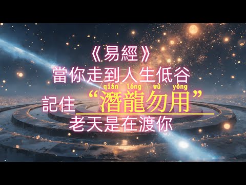《易經》64卦的終極秘密：當你走到人生低谷，記住“潛龍勿用”，老天是在渡你。#走出低谷 #轉運 #人生智慧 #潛龍勿用 #自我提升 #人生低谷 #逆襲 #易經智慧 #認知覺醒 #能量提升