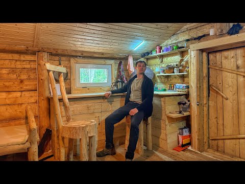 We are turning our hut into a house with handmade furniture