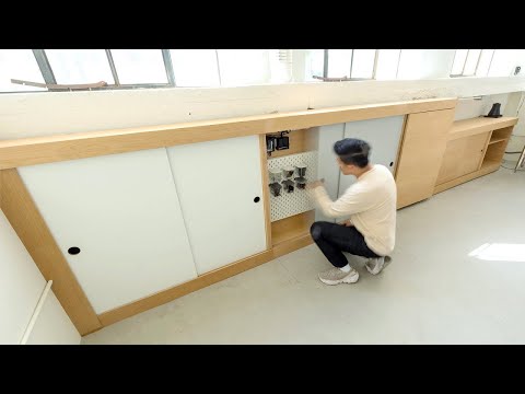 DIY Storage with a Hidden Mobile Gear Cart – Start to Finish