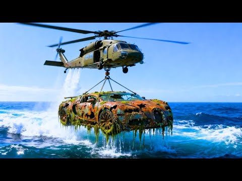 AFTER YEARS LOST AT THE BOTTOM OF THE OCEAN… THE RESTORATION OF THIS BUGATTI VEYRON IS UNBELIEVABLE!