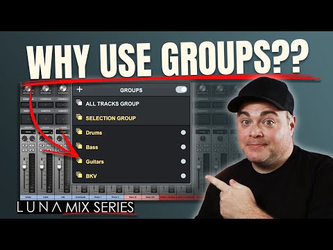 How To Use Groups in UAD Luna Tutorial