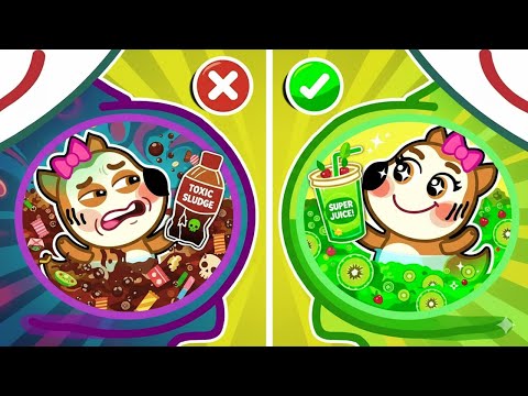 Don’t Overdo the Soda, Mom 🥤 – Baby Lucy’s Juice Joy 🍊 – Wolfoo Cartoon for Kids 🎉