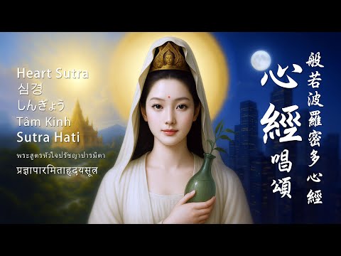 般若波羅蜜多心經｜ 1.5H團頌【助眠・專注・減壓】｜Heart Sutra 90min