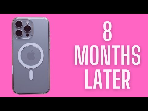 Apple Clear Case 8 MONTHS LATER!! - Did It Hold Up??