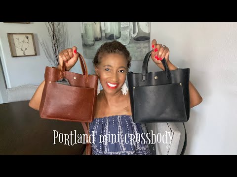 What’s in my Purse/Review Portland Leather Goods // Imperfect Mini Crossbody