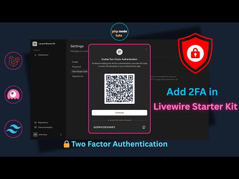 🛡️Add Two-Factor Authentication in Livewire Starter Kit | Secure Your Laravel App Like a Pro!