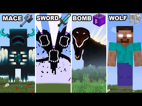 All Weaknesses of Bosses - Bloodbath,Wither Storm,Herobrine,Warden,Ferrous....