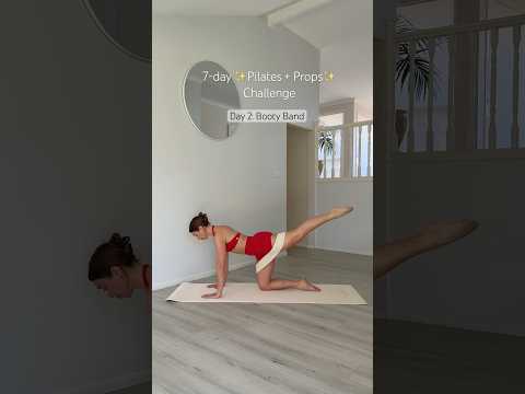 🧚🏻 Booty Band Workout #workoutchallenge #pilatesprops #pilates #homeworkout