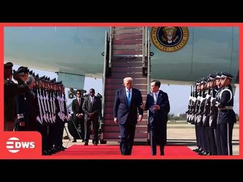 FULL ARRIVAL: Trump Lands in South Korea to a Hero’s Welcome for APEC Summit | AC1G