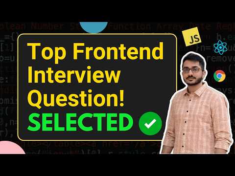 Frontend Interview Question That Everyone Should Try  | JavaScript Problem Solving