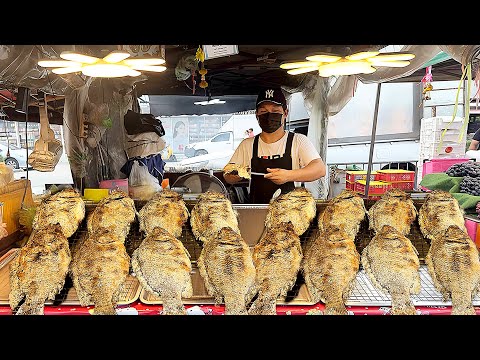 Non Stop Grilling Tilapia Fish! Sold Out Fast In 3 Hours | Thai Street Food