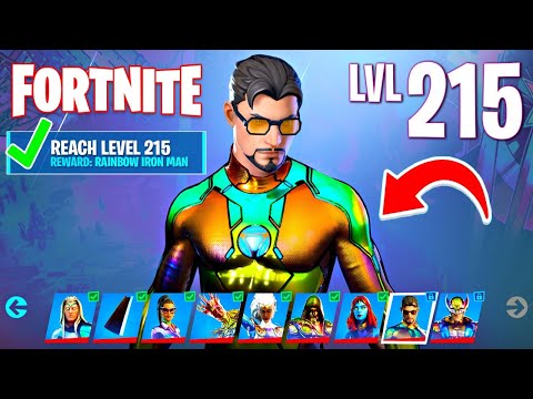 UNLOCKING RAINBOW IRON MAN! (Fortnite Season 4)