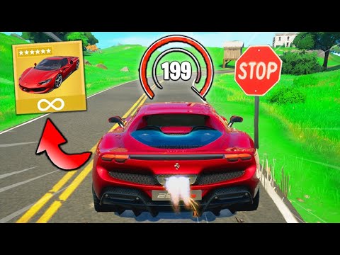 Fortnite, But I Can't Break Any LAWS (Ferrari Edition)